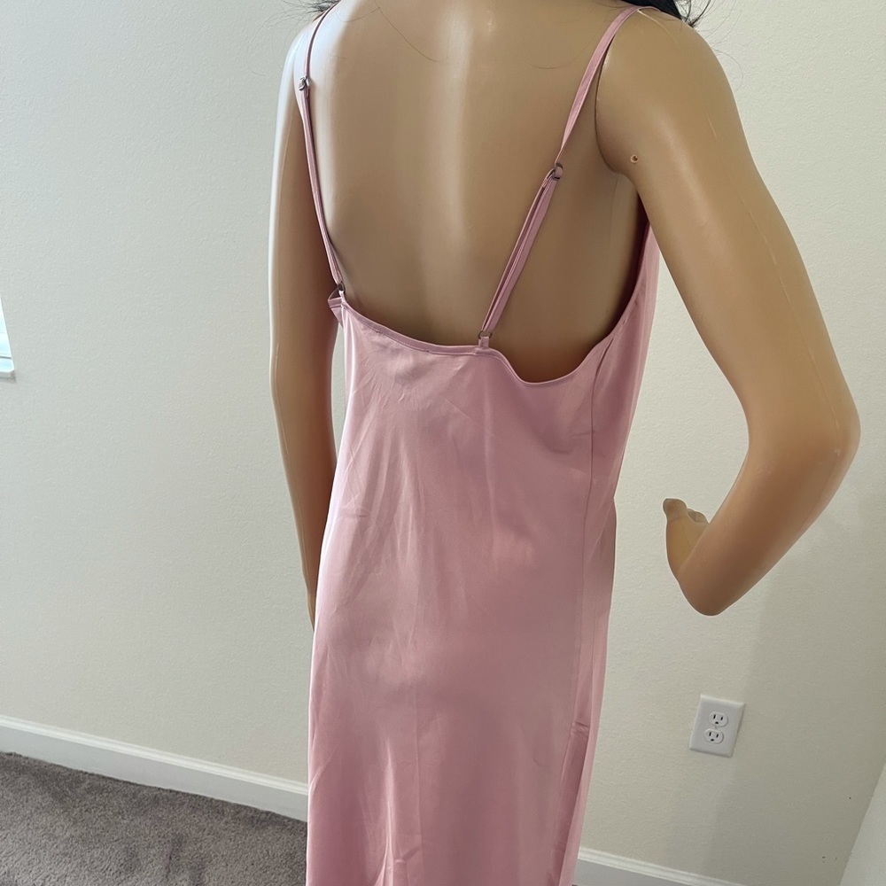 Forever 21 Cowl Neck Midi Silk Dress - Picture 11 of 12